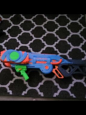 Nerf Flip-32 Foam Blaster – Blue/Orange/Green